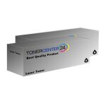 2x laser toner cartouche de couleur noir compatible pour samsung ml - 2160, 2162, 2165, 2168, sf - 760p ...