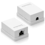 2x prise réseau cat 6a 1x prise rj45 ftp blindé montage mural ethernet 10 gbit lan câble de brassage ... 2x prise réseau cat 6a 1x prise rj45 ftp blindé montage mural ethernet 10 gbit lan câble de brassage ...
