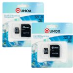 2x qumox micro sd 32go sdhc carte mmoire classe 10 uhs - i
