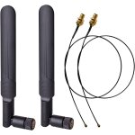 2x8dbi 2. 4 / 5 / 5. 8ghz double bande wifi rp - sma antenne + 2xu. fl / ipex vers rp sma femelle pigtail ... 2x8dbi 2. 4 / 5 / 5. 8ghz double bande wifi rp - sma antenne + 2xu. fl / ipex vers rp sma femelle pigtail ...