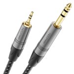 3, 0m cble jack cble instrument 6, 35 mm vers jack 3, 5 mm trs (stro) aux - qualit studio - en cuivre ...