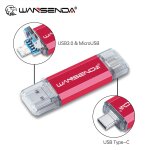 3 en 1 otg usb 3. 0 cl� usb / type c / microusb cl� usb 32gb cl� usb 3. 0 64gb 128gb 256gb 512gb flashdisk ...
