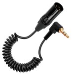 3. 5 mm mini jack stro vers xlr cble microphone mle, cble enroul xlr 3 broches mle  angle droit ...