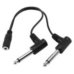 3. 5mm mini 1 / 8 pouce prise stéréo à double 1 / 4 6. 35mm fiche mâle mono adaptateur audio angle droit ... 3. 5mm mini 1 / 8 pouce prise stéréo à double 1 / 4 6. 35mm fiche mâle mono adaptateur audio angle droit ...