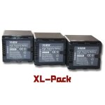 3 batteries 2200mah pour camscope panasonic hc - x900, hc - x900m, hc - x909