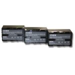3 batteries 2600mah pour camscope sony pmw - ex1, pmw - ex3, pmw - f3, pmw - 100, pmw - 150, pmw - 160, ...