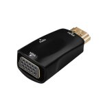 Type 3 - convertisseur hdmi vers vga 1080p, avec connecteur adaptateur audio, pour pc portable, boîtier ... Type 3 - convertisseur hdmi vers vga 1080p, avec connecteur adaptateur audio, pour pc portable, boîtier ...