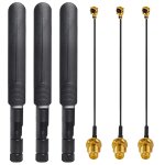 3 pièces 2. 4g / 5g / 5. 8g double bande wifi rp - sma antenne 16cm, 8dbi antenne wifi bi - bande pour ... 3 pièces 2. 4g / 5g / 5. 8g double bande wifi rp - sma antenne 16cm, 8dbi antenne wifi bi - bande pour ...