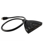3 port auto switch hdmi switcher splitter hub box adaptateur hd 1080p 3d hdtv, trois hdmi vers hdmi