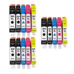 (3 set 15pcs) cartouche d'encre 364xl 364 xl compatible pour 364 pour photosmart 5520 5524 6510 6520 ...