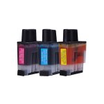3 x cartouche d'encre compatible brother lc900 pour imprimantes mfc - 5840cn, mfc - 425cn, mfc - 410cn, ...