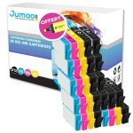 30 cartouches d'impression type jumao compatibles pour hp photosmart - b110e + fluo offert