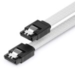 30 cm sata 3 nylon cbles de donnes 6 gbit / s sata iii cbles de branchement serial ata cbles de connexion ...