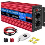 3000w convertisseur 24v 220v pur sinus transformateur - 2 prises eu ac et usb, télécommande sans fil ... 3000w convertisseur 24v 220v pur sinus transformateur - 2 prises eu ac et usb, télécommande sans fil ...