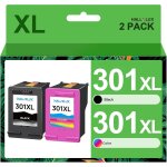 301xl cartouches d'encre remplacement pour hp 301 301xl 301 xl noir et couleur pour hp envy 4500 4502 ...