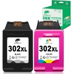 302xl remanufactures cartouche d'encre pour hp cartouche 302 xl noir et couleur deskjet 2130 3630 3639 ...
