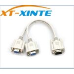 30cm white db9 9pin 1 to2 rs232 s�parateur de c�ble s�rie directement connect� com 2 en 1 c�ble de donn�es ...