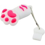 32 go cl usb 3. 0 super mignon chat noir en forme de patte de lecteur flash usb de bande dessine lecteur ...