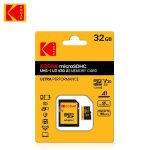 32 go kodak - carte micro sd, classe 10, u3, 4k, haute vitesse, mmoire flash, tf, mecard c10  nipseyteko ...