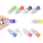 32gb usb 2. 0 flash drive storage data rotation memory stick with led light (10 colours)