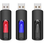 32gb usb 3. 0 flash drive - retractable usb flash memory stick with led for pc, laptop, tablet, tv, car ...