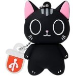 32gb usb flash drive, usb 2. 0 flash drive storage disk memory stick cartoon cat shape for storage and ...