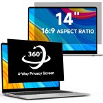 360 filtre de confidentialit 14 pouces 16:9 - protecteur d'ecran anti - espion anti - lumire bleue, ...
