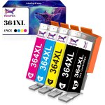 364xl cartouches d'encre compatible pour cartouche hp 364 xl pour hp deskjet 3070a 3520 photosmart 5520 ...