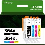364xl cartouche d'encre compatible avec hp 364 364 xl multipack (noir cyan magenta jaune), pour hp deskjet ... 364xl cartouche d'encre compatible avec hp 364 364 xl multipack (noir cyan magenta jaune), pour hp deskjet ...