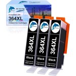 364xl cartouches compatible pour hp 364 xl noir pour deskjet 3520 3070a 3522 3524, officejet 4620 4622, ...