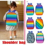 3d impression arc - en - ciel pousser bulle sac a dos de mode ordinateur portable sac de rangement etudiants ... 3d impression arc - en - ciel pousser bulle sac a dos de mode ordinateur portable sac de rangement etudiants ...