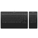 3dconnexion keyboard pro with numpad - ensemble de clavier et pav numrique - usb - azerty - franais ...