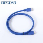 3m cble micro b usb 3. 0 de 3m et 5m, pour appareil photo slr et ordinateur canon 5ds r 7d2, nikon d800 ...