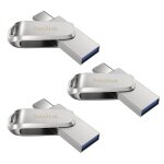 3pcs clé usb à double connectique ( usb type - c et usb type - a) sandisk ultra luxe 32go pour les appareils ... 3pcs clé usb à double connectique ( usb type - c et usb type - a) sandisk ultra luxe 32go pour les appareils ...