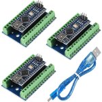 3pcs module nano soudé, puce nano board ch340, 5 v 16 mhz pour arduino, avec un câble micro usb et 3 ... 3pcs module nano soudé, puce nano board ch340, 5 v 16 mhz pour arduino, avec un câble micro usb et 3 ...