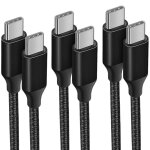 3x c�ble usb - c vers usb - c rapide 3a pour samsung galaxy a14 a13 a12 a03s a04s a22 a23 a24 - nylon ...