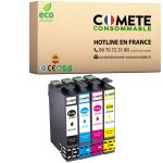 Comete - 16xl - 4 cartouches d'encre compatible avec epson 16 xl stylo plume - pour cartouche epson wf ... Comete - 16xl - 4 cartouches d'encre compatible avec epson 16 xl stylo plume - pour cartouche epson wf ...