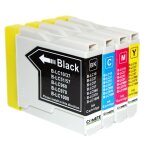 Comete - lc970 - 4 cartouches d'encre compatibles brother lc970 / lc1000 - noir cyan magenta jaune - ...