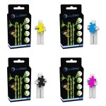 4 cartouches d'encre type lm100bk noir 500 pages, lm100c cyan lm100m magenta lm100y jaune 600 pages, ...