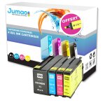 4 cartouches jet d'encre type jumao compatibles pour hp officejet pro 8600 plus + fluo offert