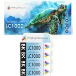 4 compatibles lc1000 lc970 cartouches d'encre pour brother dcp - 130c dcp - 135c dcp - 150c dcp - 260c ...
