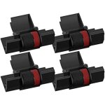 4 pack ruban rouleau d'encre ink roller abs rouleau encreur pour ir - 40t cash fr2650a / 2650tb canon ...