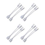 4 paires poe cble injecteur et cble rpartiteur adaptateur de prise rj45 ethernet d'alimentation 12v ...