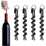 4 pi�ces mini tire - bouchon, ouvre - bouteille de vin portable, mini porte - cl�s tire - bouchon, petit ...