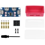 4 port usb hub hat b for raspberry pi zero / zero w / 2 w / zero wh / 2 wh, usb hub hat (b) with box, ...