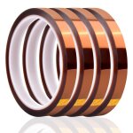 4 rouleaux 10mm x 30m haute temprature ruban rsistant  la chaleur, polyimide kapton ruban adhsif ...