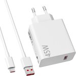 45w chargeur et c�ble usb c pour xiaomi redmi note 14 pro 5g 6a rapide charge adaptateur de chargeur ...