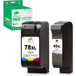 45xl 78xl cartouches d'encre remanufactures pour hp cartouche 45 78 xl pour hp deskjet 952c 959c 960c ...