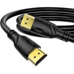 4k cble hdmi 3m(hdmi 2. 0, 18gbps) ultra rapide plaqu connecteur, retour audio ethernet, vido 4k@60hz ...