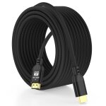 4k hdmi cable 20m ultra, high speed braided hdmi 2. 0 cable, support 4k@60hz 2k@120hz, hdr, 3d arc, ethernet ...